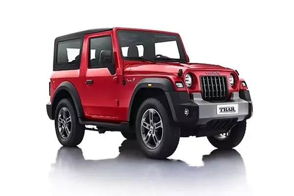 New Mahindra Thar Convertible available for self drive rent in Margao Goa, the best car rental for your Goa adventure
